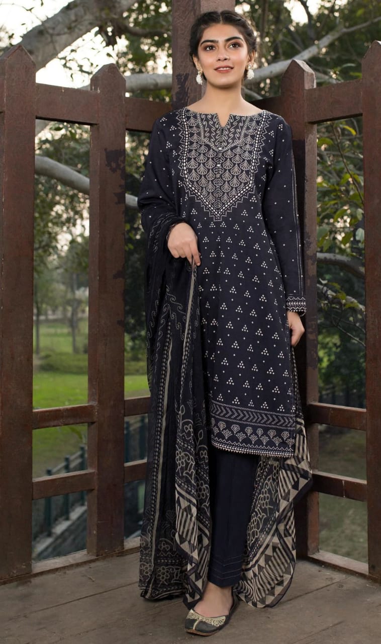 ZEEN Printed Lawn 3pc (Unstitched)