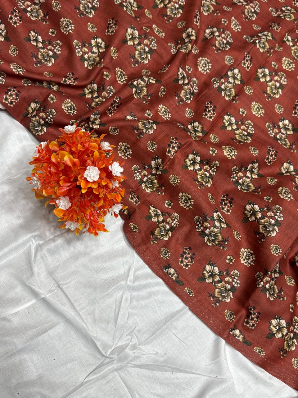 Kayseria printed khaddar 2pc (unstitched)