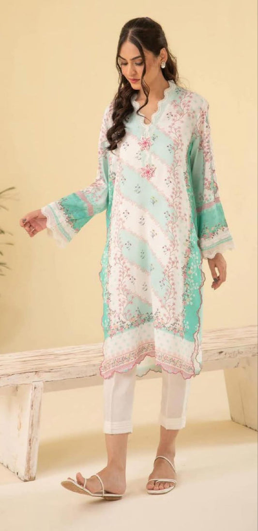 ASIFA NABEEL Printed Lawn 3pc (Unstitched)