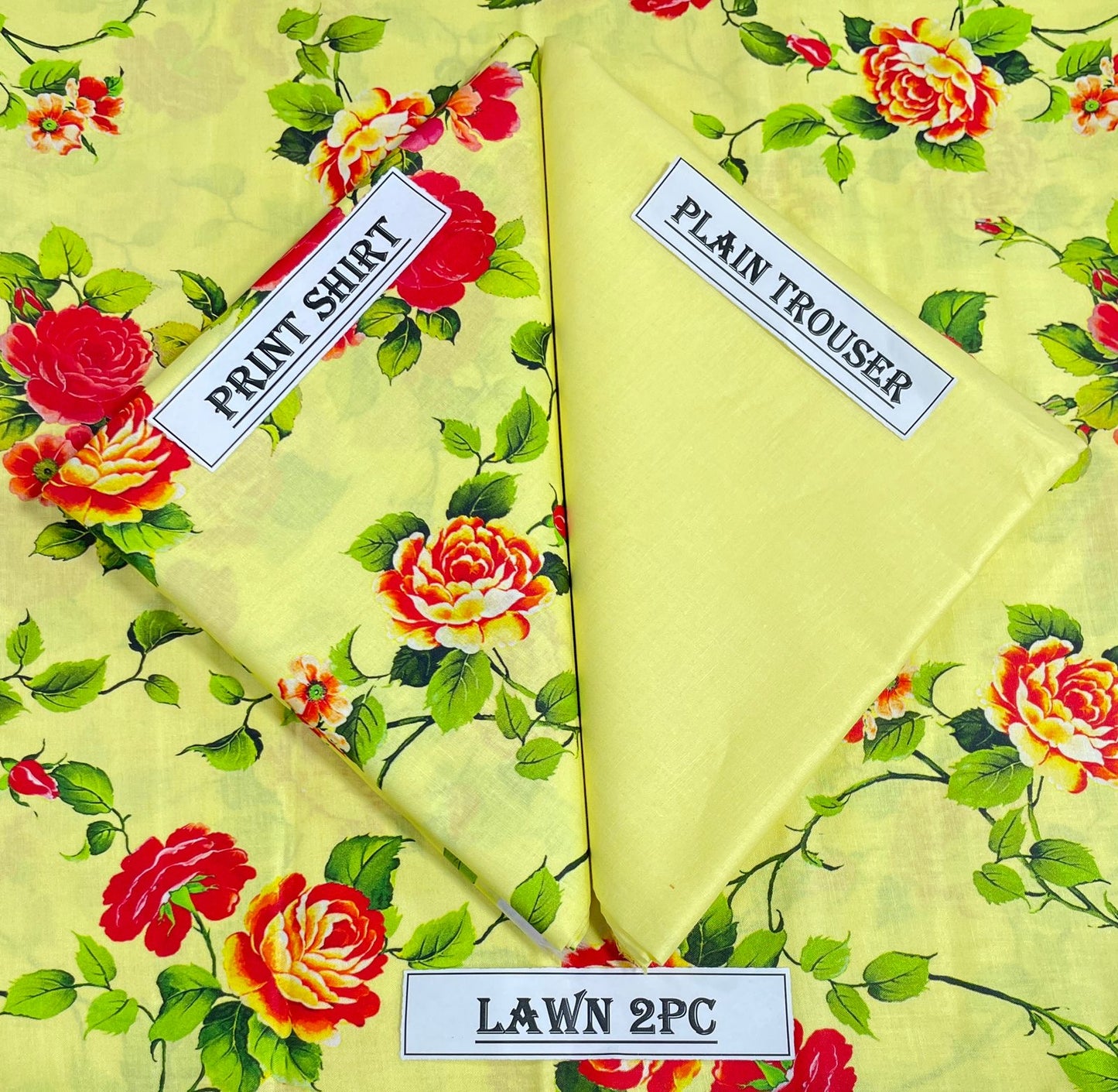 Bonanza lawn 2Pcs PRINTED (Unstitched)