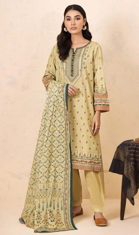 ZEEN Printed Lawn 3pc (Unstitched)