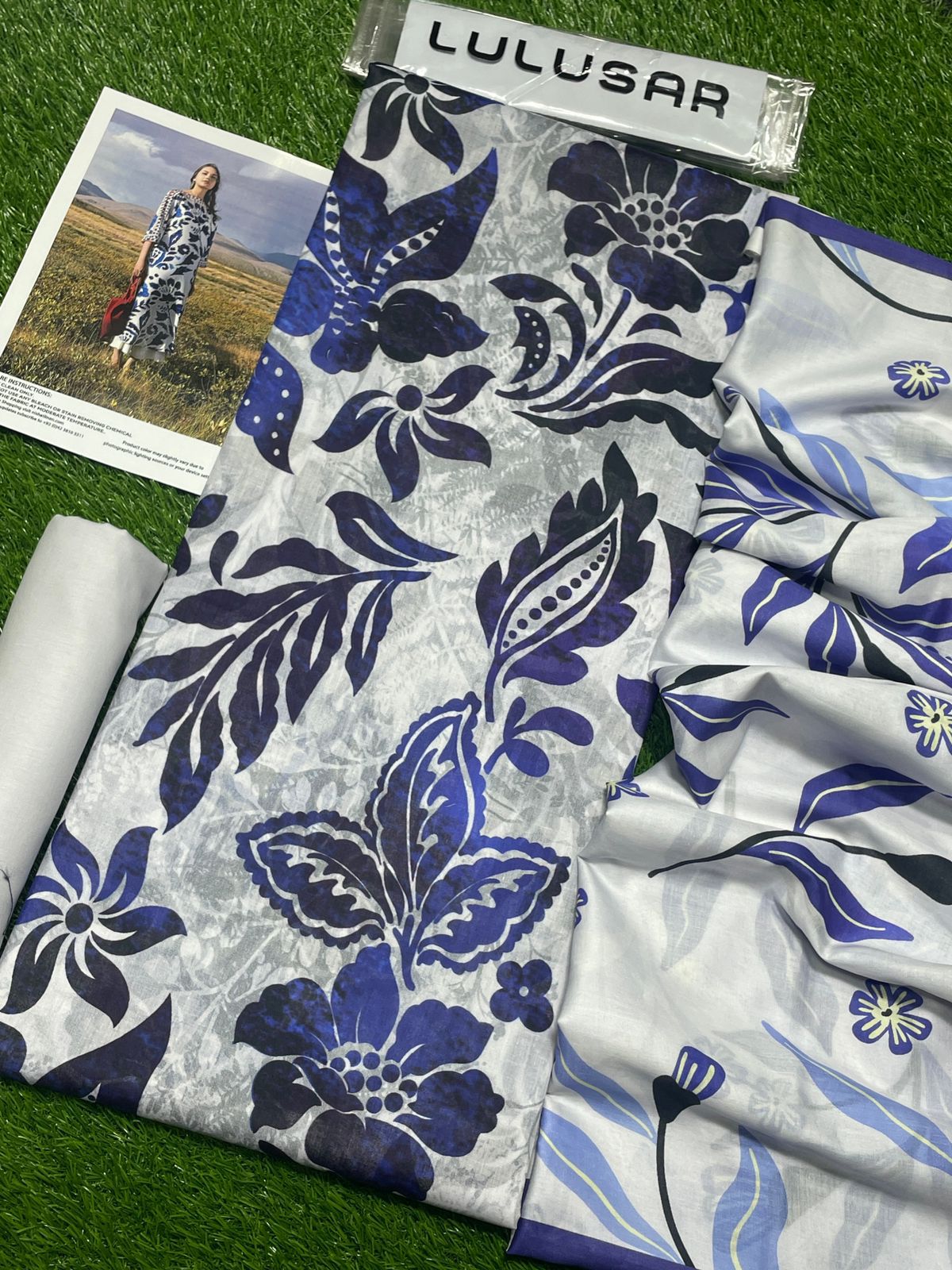 LULUSAR Printed Lawn 3pc (Unstitched)